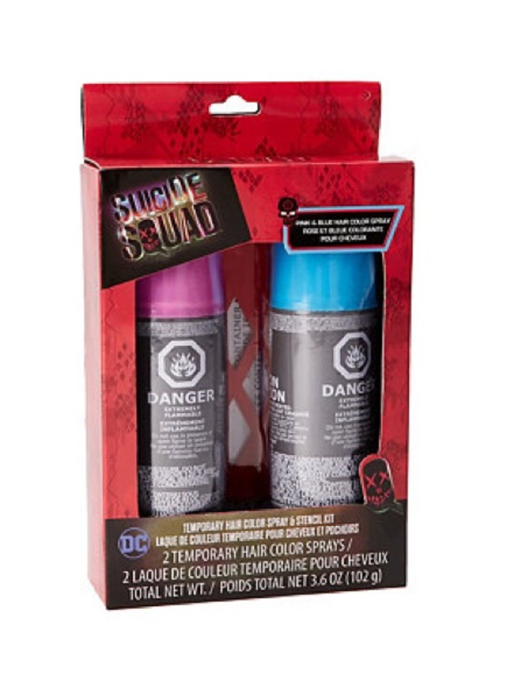 Harley Quinn Temporary Halloween Hair Color